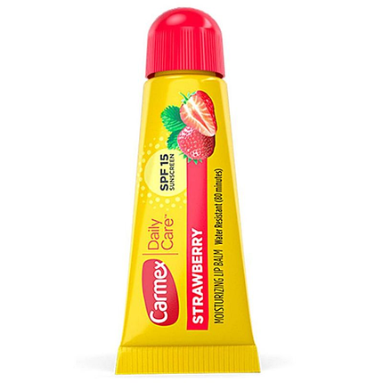 Бальзам для губ Carmex Daily Care Moisturizing Lip Balm Strawberry 10 грам, фото 2