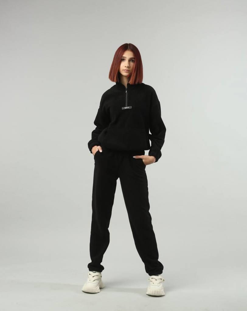 Флісовий костюм чорний, фото 1