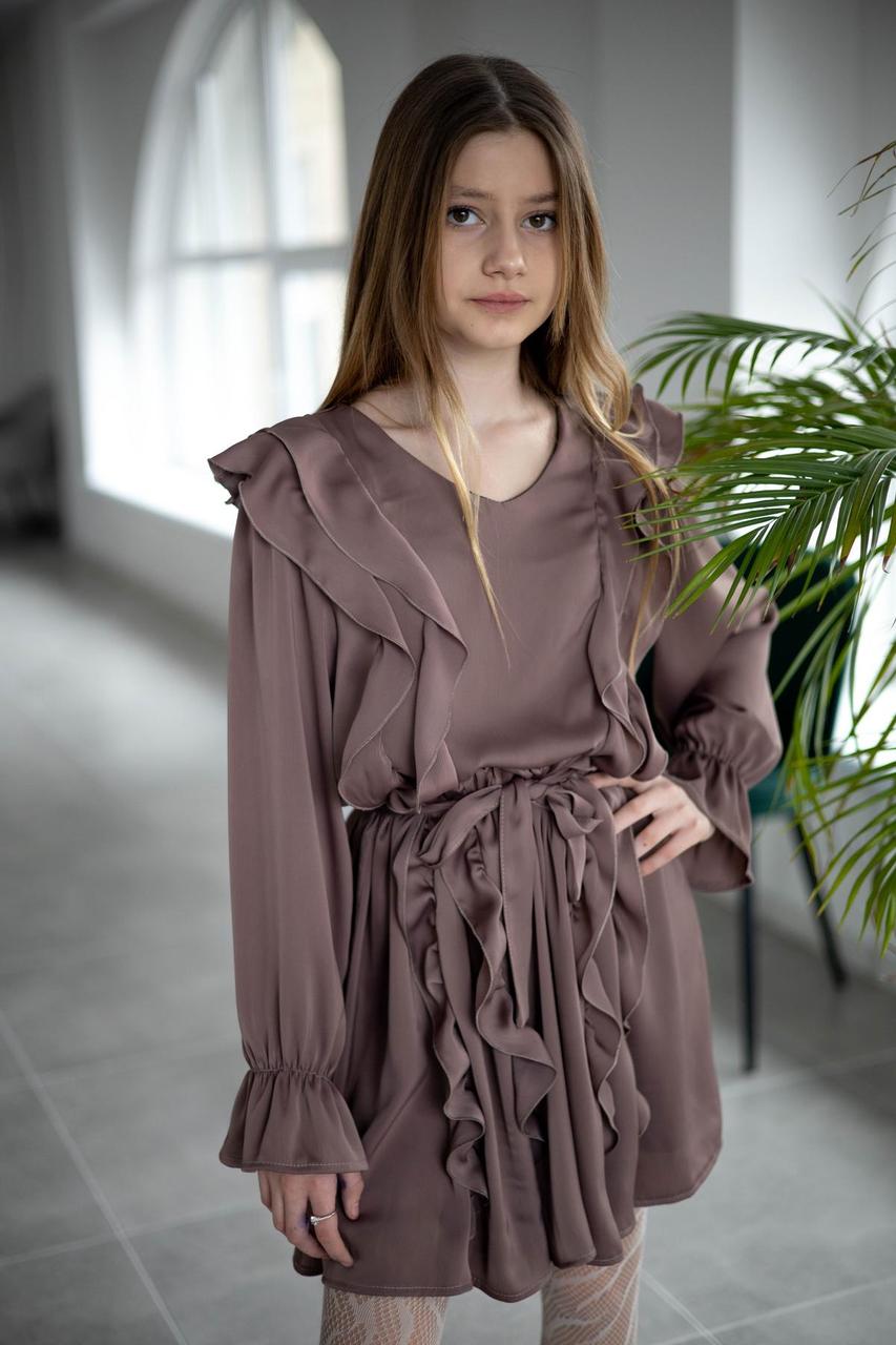 Сукня КРІСТАЛ мокко, фото 1