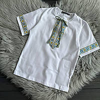 ВИШИВАНКА ДЛЯ ХЛОПЧИКА жовто-блакитна