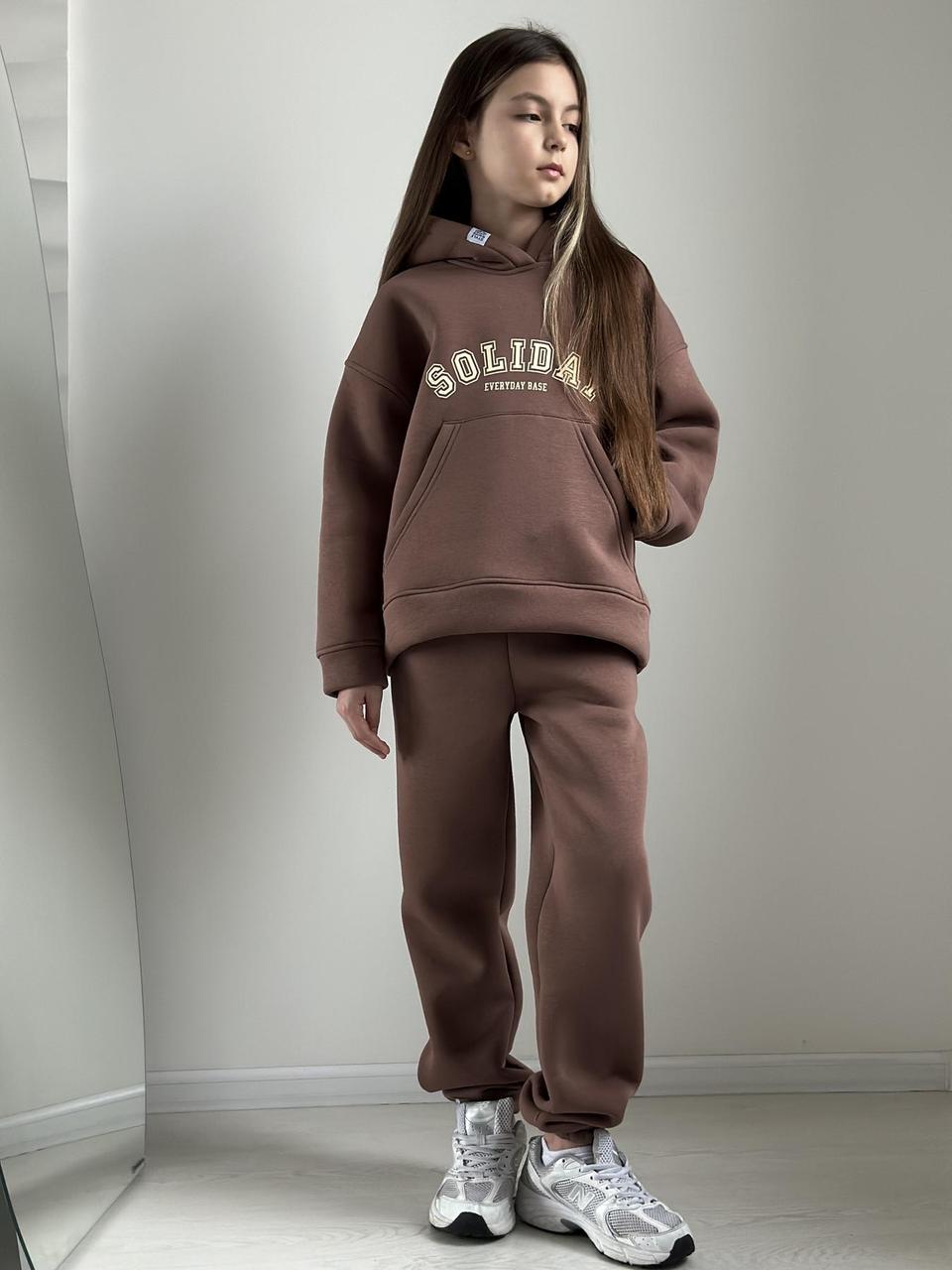 Костюм тринитка на флісі "Мокко", фото 1