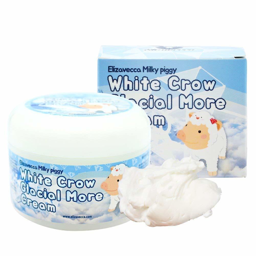 Крем Для Обличчя Повітряний ELIZAVECCA Milky Piggy White Crow Glacial More Cream, 100 мл