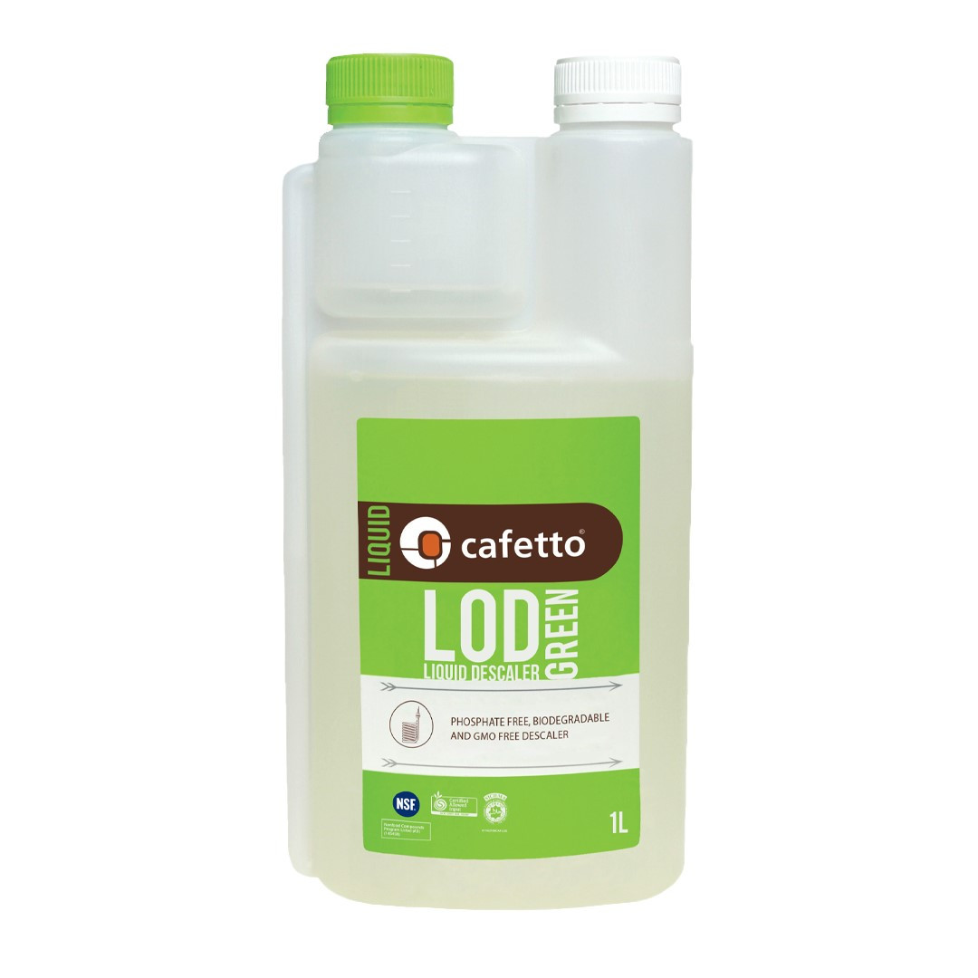 Cafetto LOD® Green Liquid Descaler Органічний рідкий засіб для видалення накипу - 1 літр