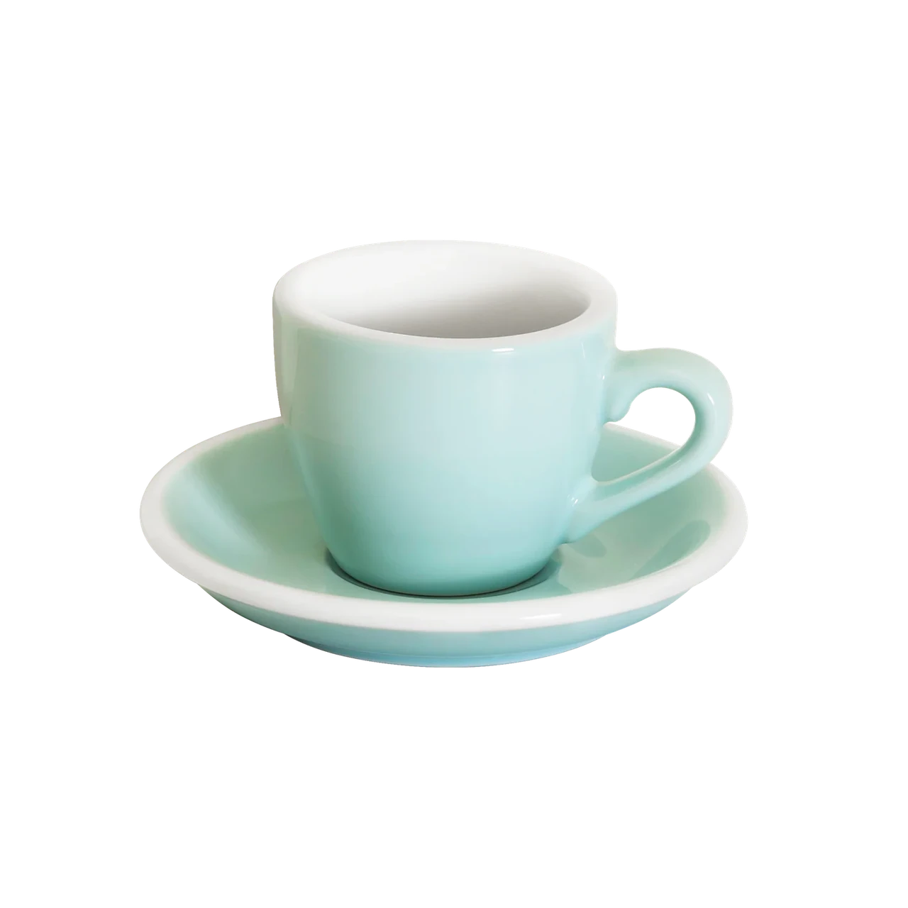 Набір LOVERAMICS EGG Espresso Cup and Saucer чашка та блюдце 80ml - Річний синій