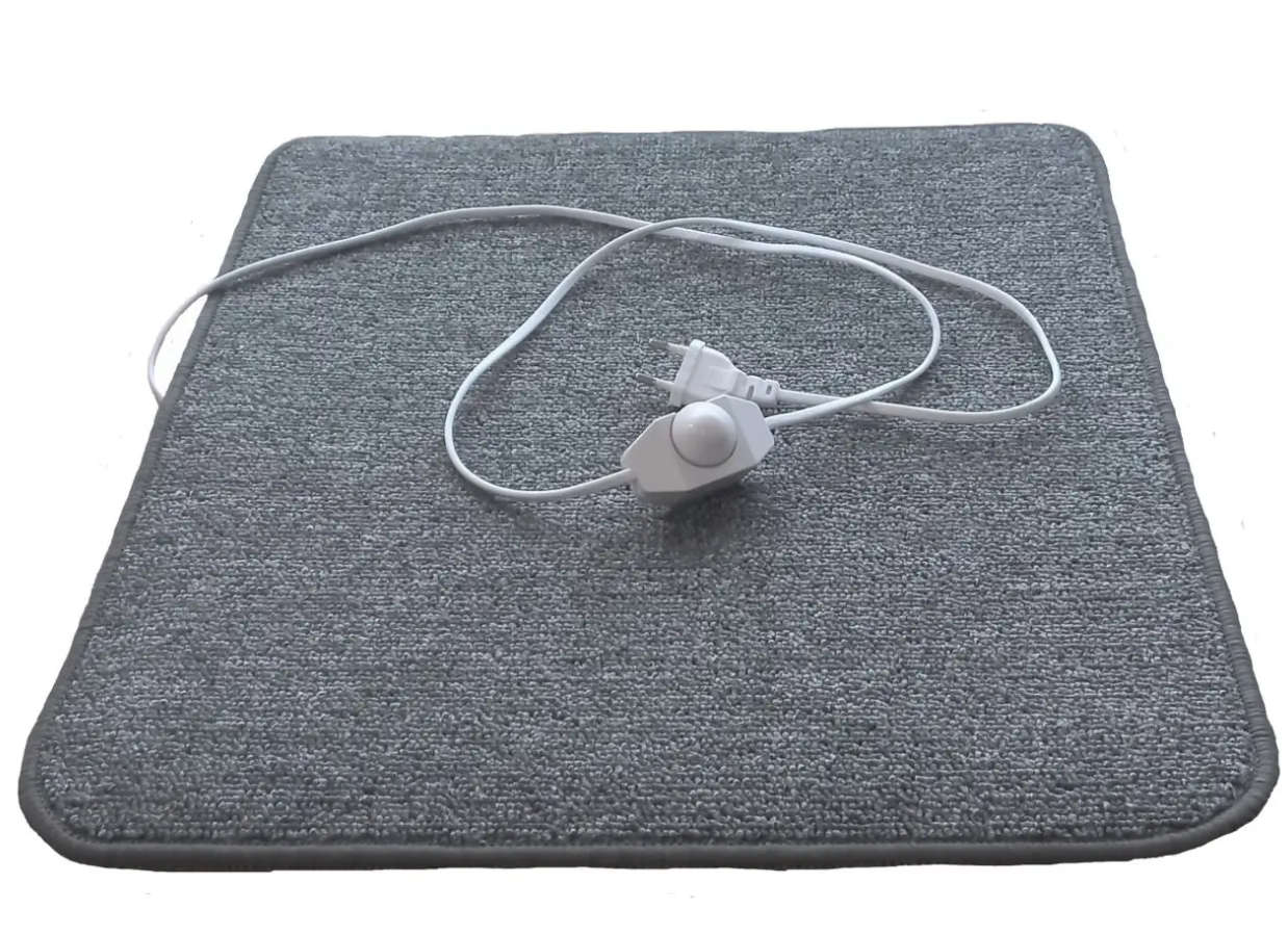 Електрокилимок із підігрівом Shine 021867 50х30 см, сірий, фото 1