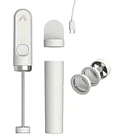 Subminimal NanoFoamer V2 спінювач молока | Акумулятор - Матовий білий