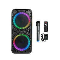 Bluetooth-колонка Hoco DS42 з мікрофоном і пультом ДК, чорна