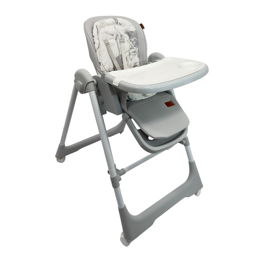 Стілець-гойдалка для годування дитини VELANO Nomi, light grey