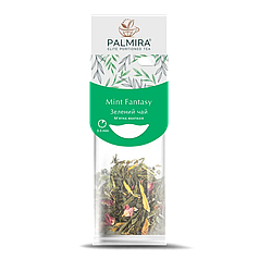 Чай зелений в пакетиках заварний «М'ятна фантазія» натуральний порційний з м'ятою PALMIRA T- Cup, 2,4г × 10 шт