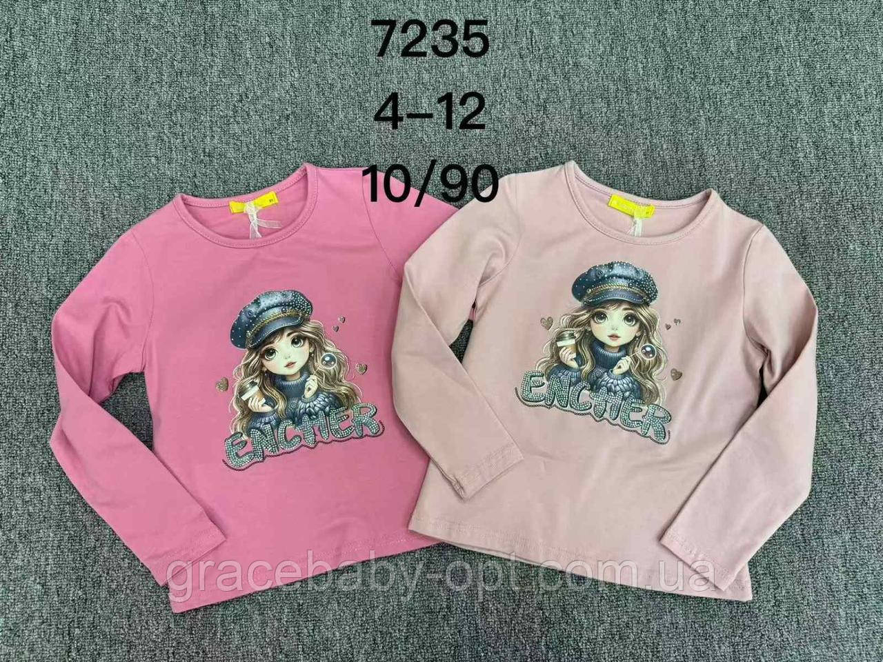 Реглан для дівчаток оптом, Lemon tree, 4-12 рр., № 7235, фото 1