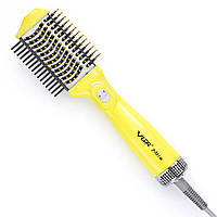 Фен-браш VGR V-497 для об'єма та вкладання волосся жовтий