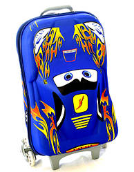 Валіза дитяча на коліщатках 1126 "Тачки" (каркас)