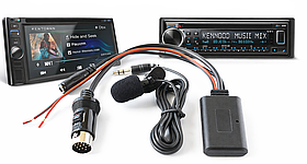 Bluetooth адаптер з мікрофоном для магнітоли Kenwood DDX / KDC / KMD / KRC