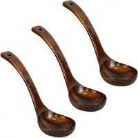 Від 2 шт. Дерев’яний ополоник  27×9 см RH-32  купит оптом