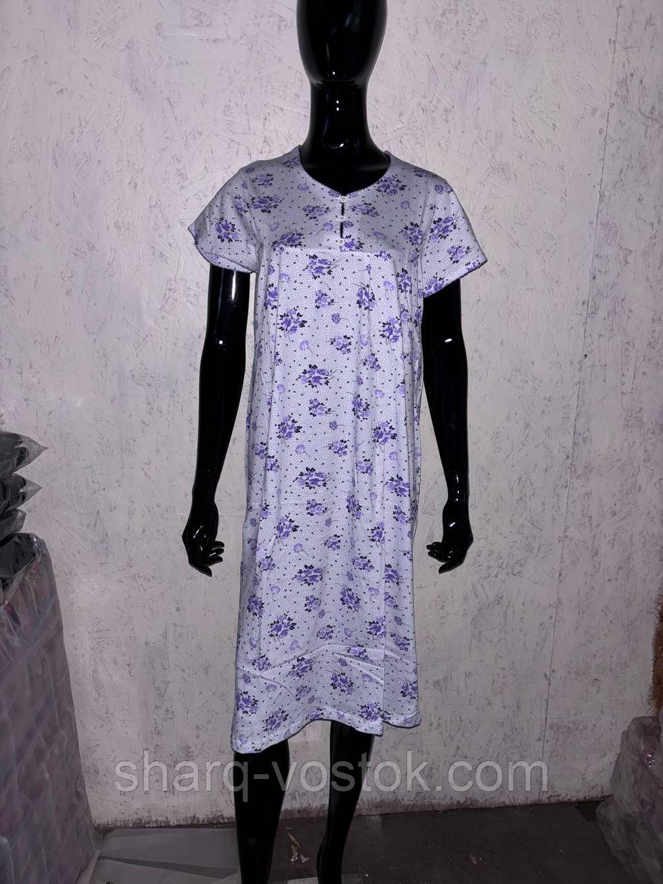 Нічна сорочка з рукавом, фото 1