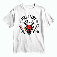 Дитяча футболка Hellfire club, біла