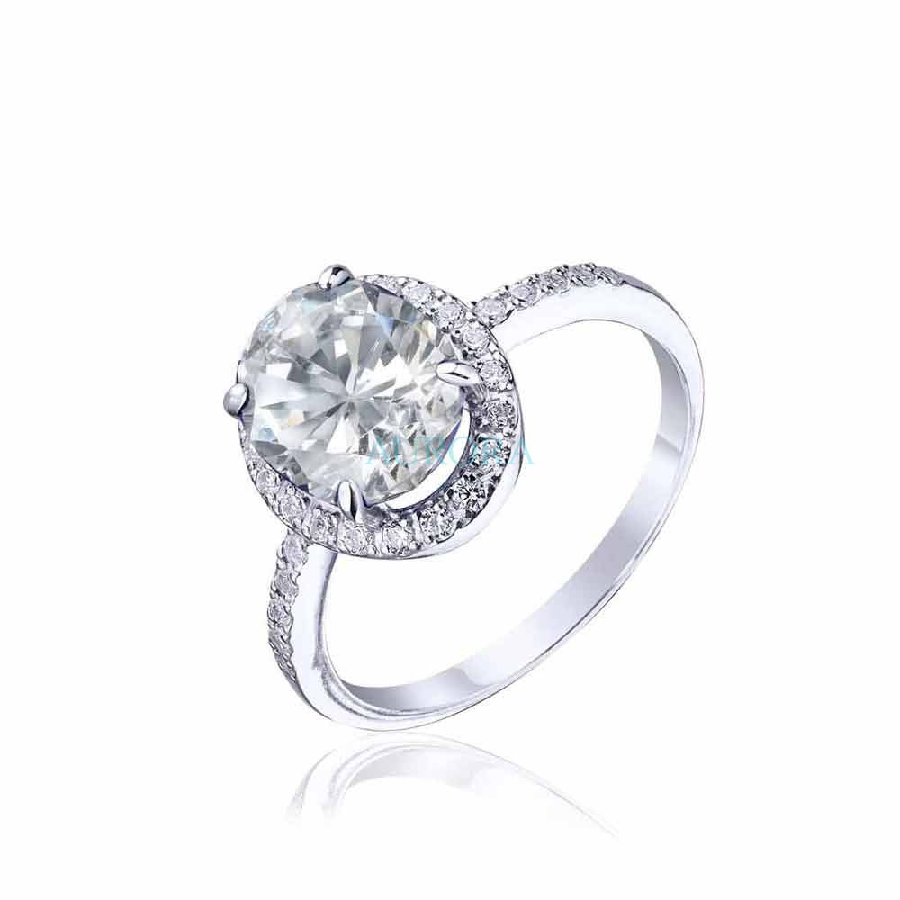 Срібна каблучка  Розмiр 17.5, фото 1