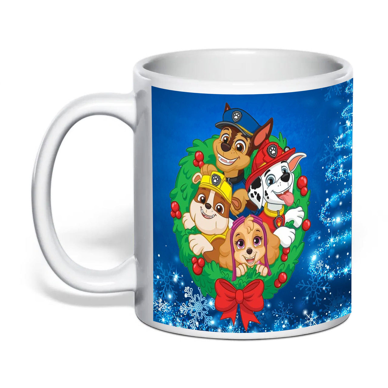 Чашка з друком "Щенячий патруль" №2 330 мл (колір білий) (35165), фото 1