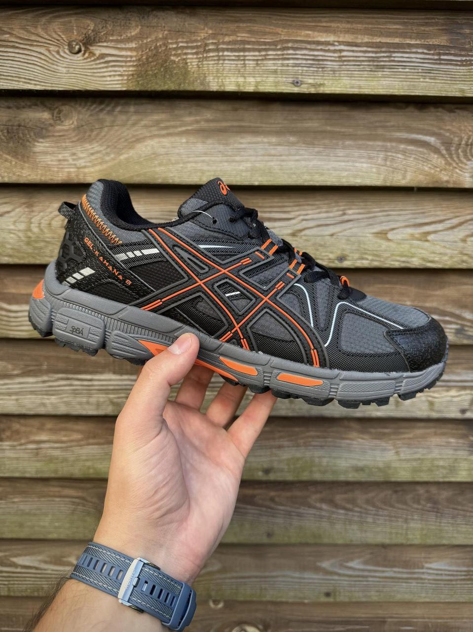 Чоловічі термо кросівки Gel Kahana 8 Waterproof темно-сірі для бігу та ходьби, фото 1