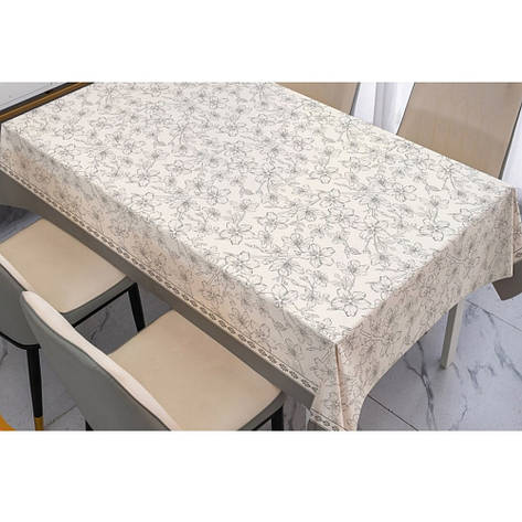 Клейонка на стіл, скатертина на тканинній основі, фото 1