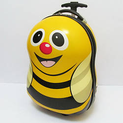 Валіза дитяча на коліщатках 18284 "Бджілка" (каркас)