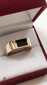 Золотий Перстень зі вставкою цирконій