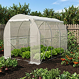 Садова теплиця парник LEOBRO Garden 6м2 2Х3 м White MultiDoor (LB-G111-WHT), фото 6