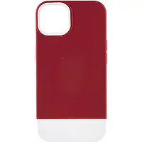 Чохол TPU+PC Bichromatic для Apple iPhone 12 Pro / 12 (6.1) Wine / White