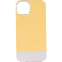 Чохол TPU+PC Bichromatic для Apple iPhone 12 Pro / 12 (6.1) Creamy-yellow / White