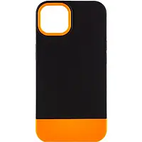 Чохол TPU+PC Bichromatic для Apple iPhone 12 Pro / 12 (6.1) Black / Orange