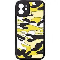 Чохол TPU+PC Army Collection для Apple iPhone 12 (6.1) Жовтий