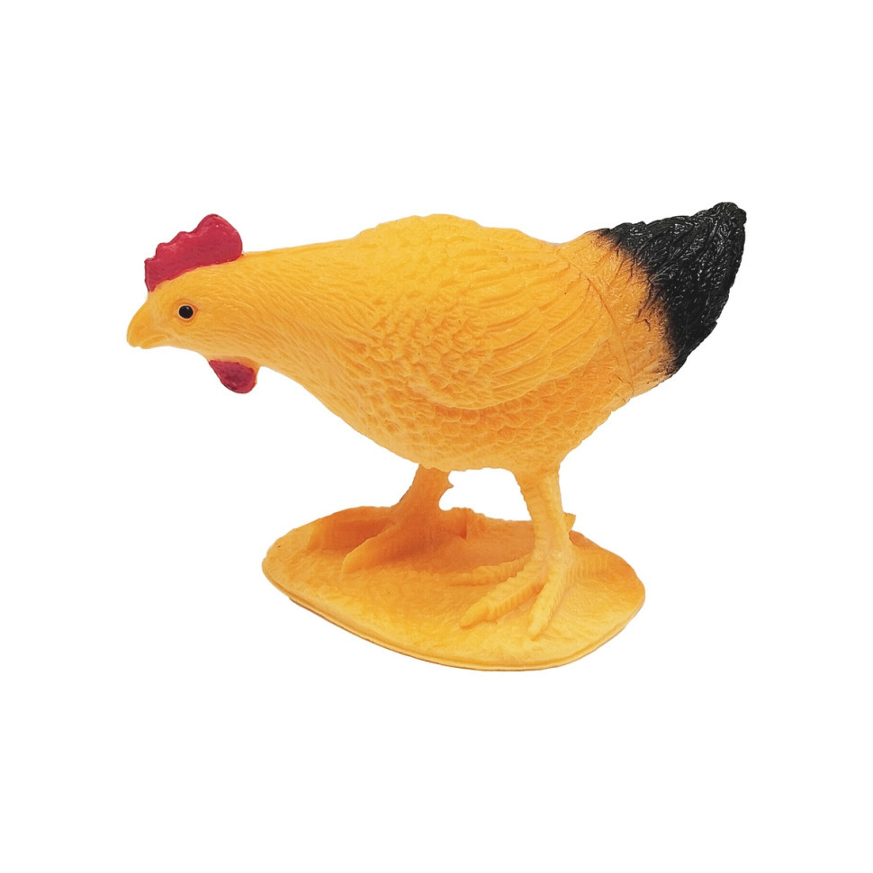 Ігрова фігурка серії Домашні тварини "Курка" Bambi N588-2-2, 9,5 см, Toyman, фото 1