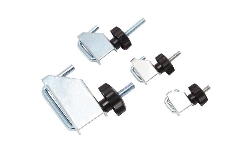 Комплект зажимів для пережимання шлангів (Ø10, Ø15, Ø25, Ø45), 4пр. на блістері