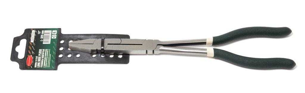 Плоскогубці з подовженим руків'ям з подвійним шарнірним механізмом CR-V 13"-325мм, на пластиковому т