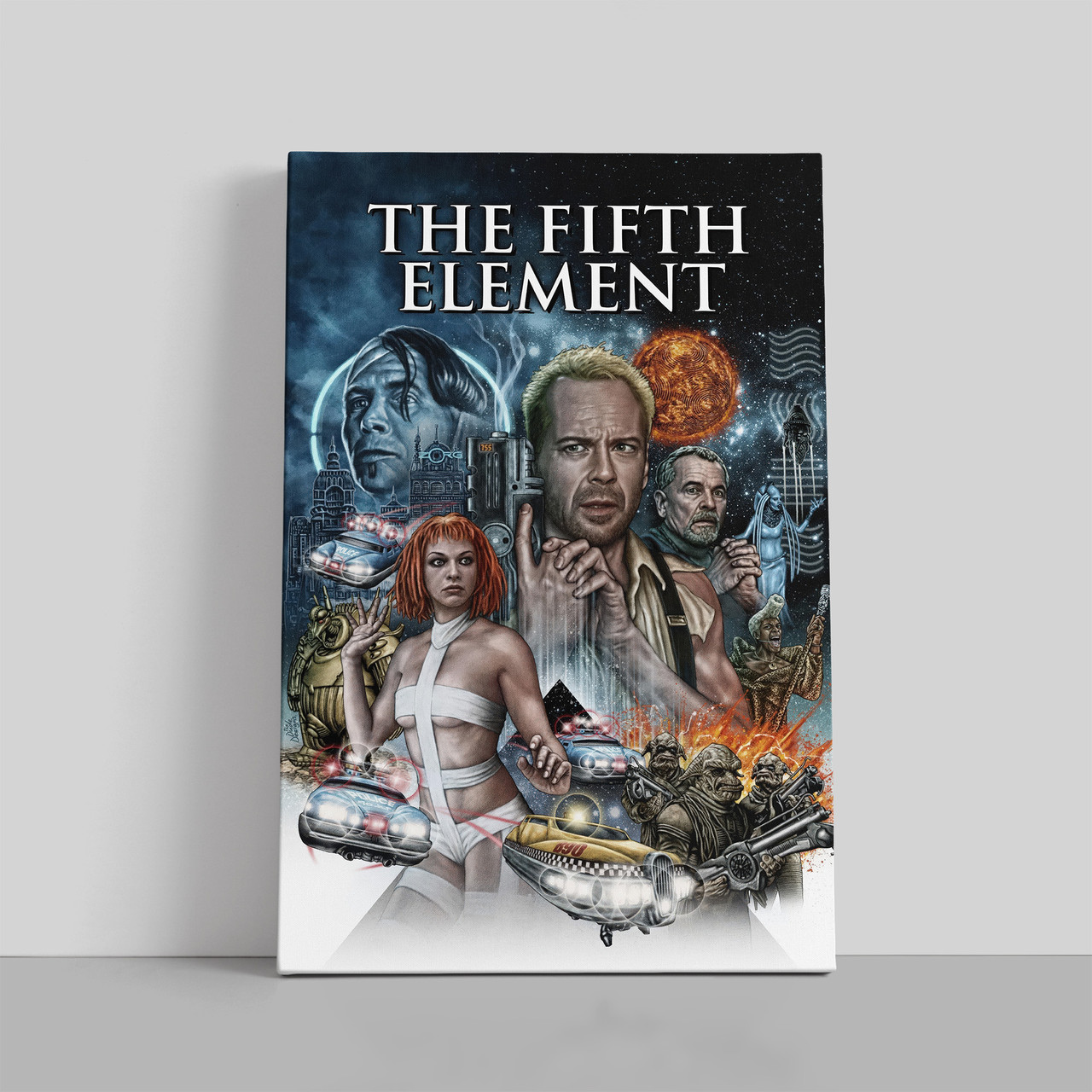Картина на полотні "П'ятий елемент, The Fifth Element (1997)", 60×40см