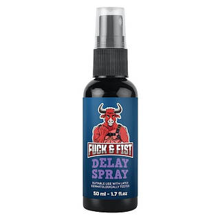 Спрей пролонгатор Fuck & Fist Delay Spray для отсрочки эякуляции, 50 мл Анонимная доставка