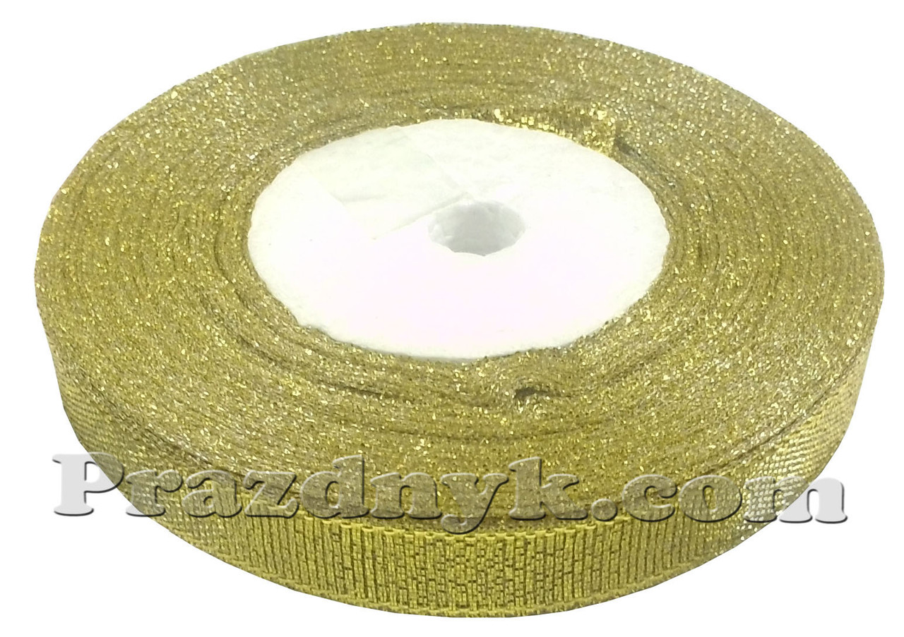 Стрічка золото 1 см, фото 1