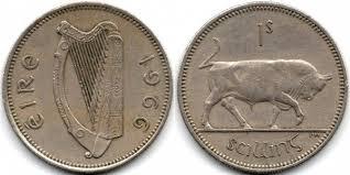 1 шилінг 1951-68, Ірландія
