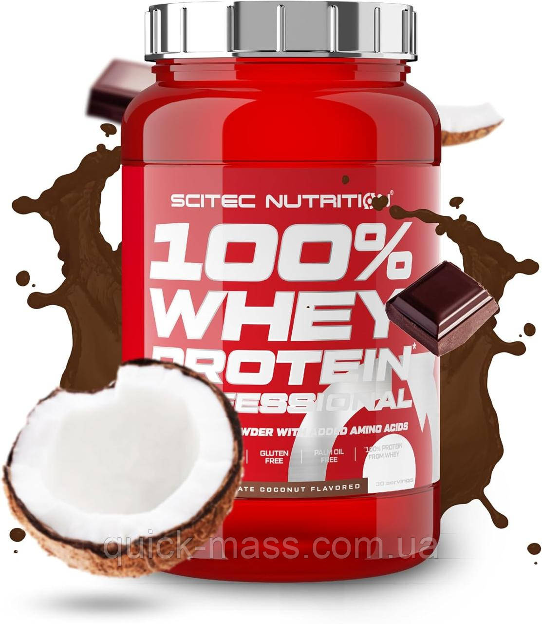 Протеїн Scitec Nutrition 100% Whey Protein Professional 920g (різні смаки), фото 1