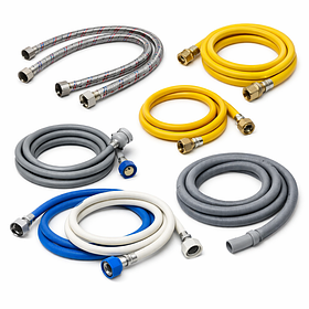 Шланги для підключення води та газу