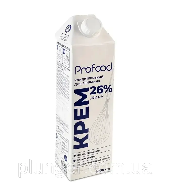 Вершки кондитерські ProFood 26%, фото 1