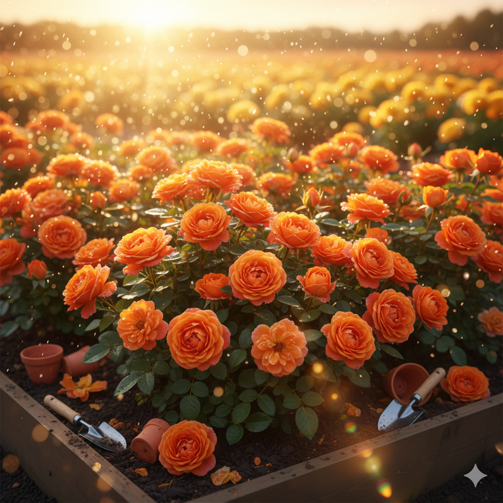 Троянда Orange Juwel (Оранж Джувел) Прямі постачальники! Agro Breza (Сербія), фото 1