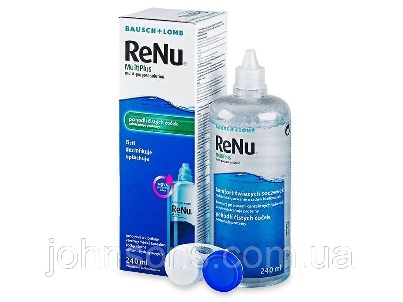 ReNu Multiplus 240ml | Розчин для контактних лінз, фото 1