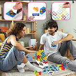 Дитяча настільна гра Мозаїка ідей розвивальний конструктор-головоломка з елементами балансира, фото 7