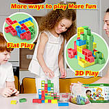 Дитяча настільна гра Мозаїка ідей розвивальний конструктор-головоломка з елементами балансира, фото 8