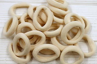 Резинка для волосся безшовна - №3 бежева