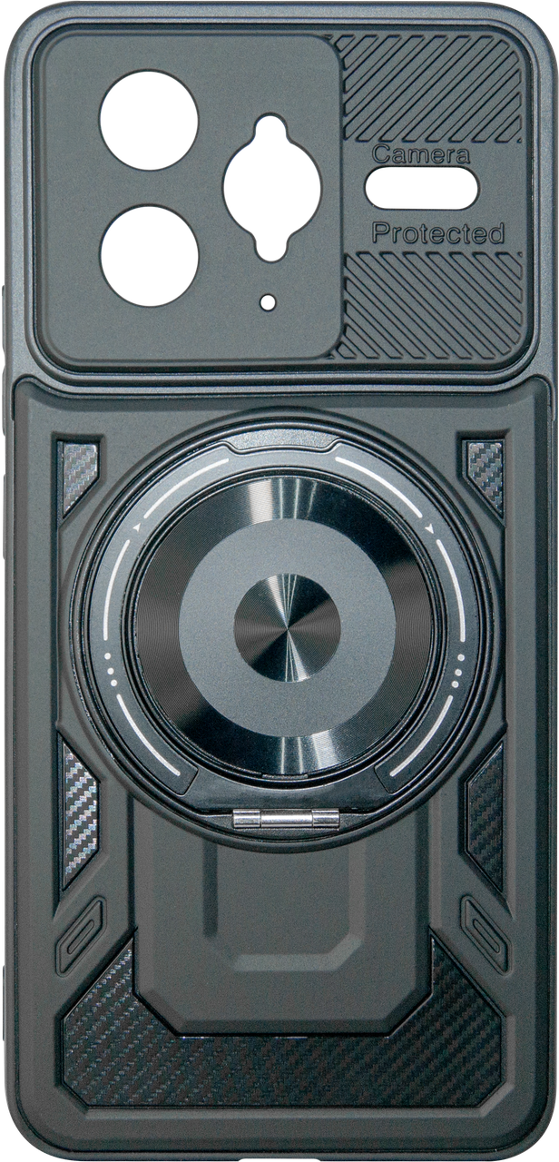 Накладка Xiaomi POCO F7 Ultra black Protection Magnetic Ring