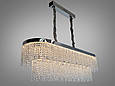 Люстра підвісна кришталева хром овальна LED 250 Вт, фото 3