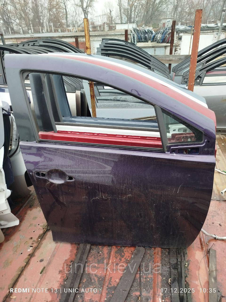 Двері передня права Рено ЗОЕ (Renault ZOE) б/в