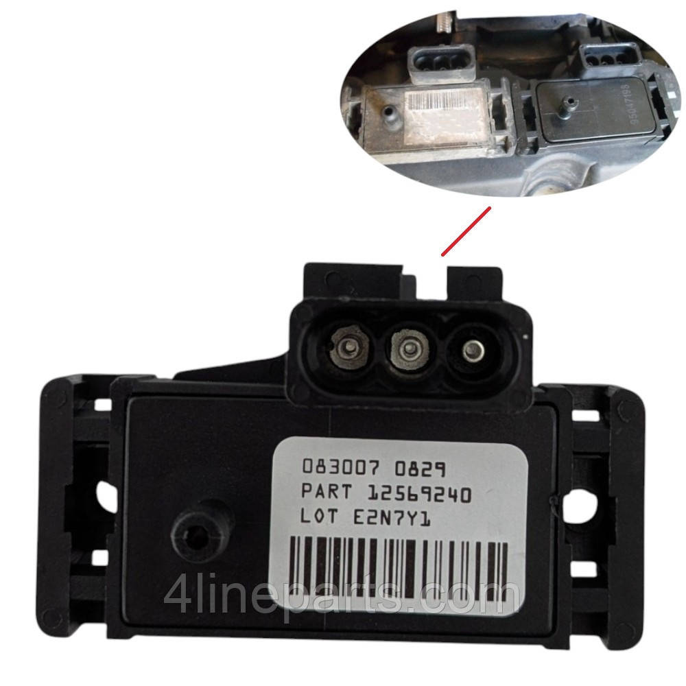 Датчик абсолютного тиску Matiz Daewoo 1238788 6238927 7700706876 5992408 7696064, фото 1